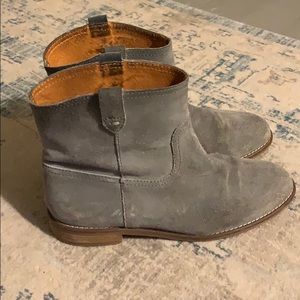 Madewell suede ankle boots (re-posh), size 7.5